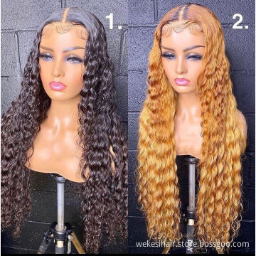 WKS Wholesale brazilian human hair 613 full lace wigs ,HD virgin cuticle aligned hair full lace wigs hair vendors